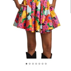 Floral Multicolor Women's Skirt